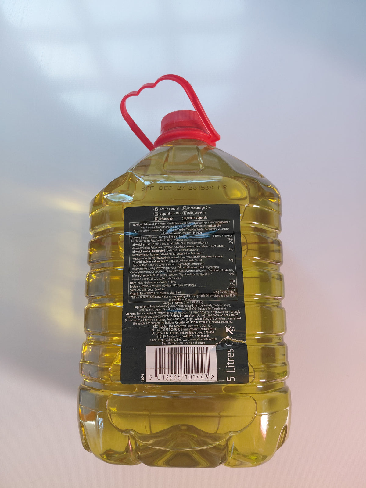 KTC Extended Life Vegetable Oil – 5L