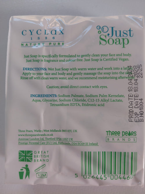 Cyclax Nature Pure Just Soap – 2 x 100g