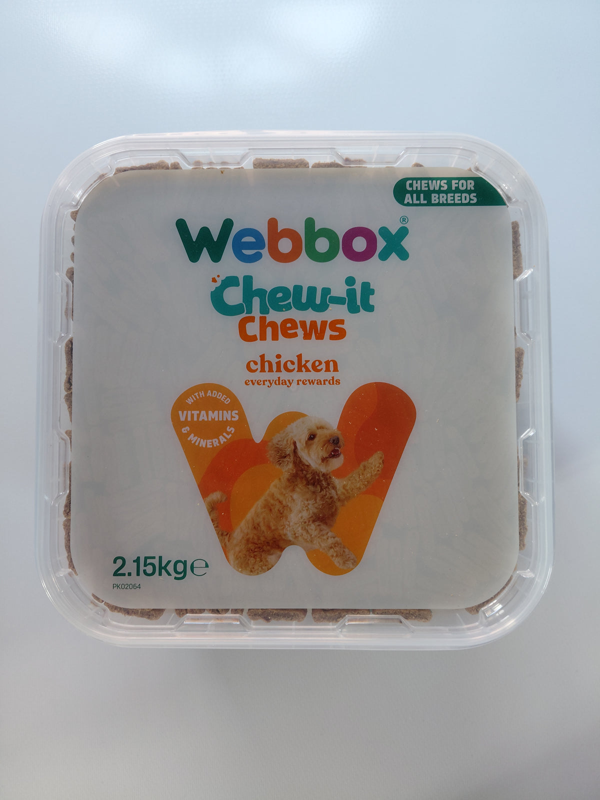 Webbox Chew-it Chews Chicken Dog Treats – 2.15kg