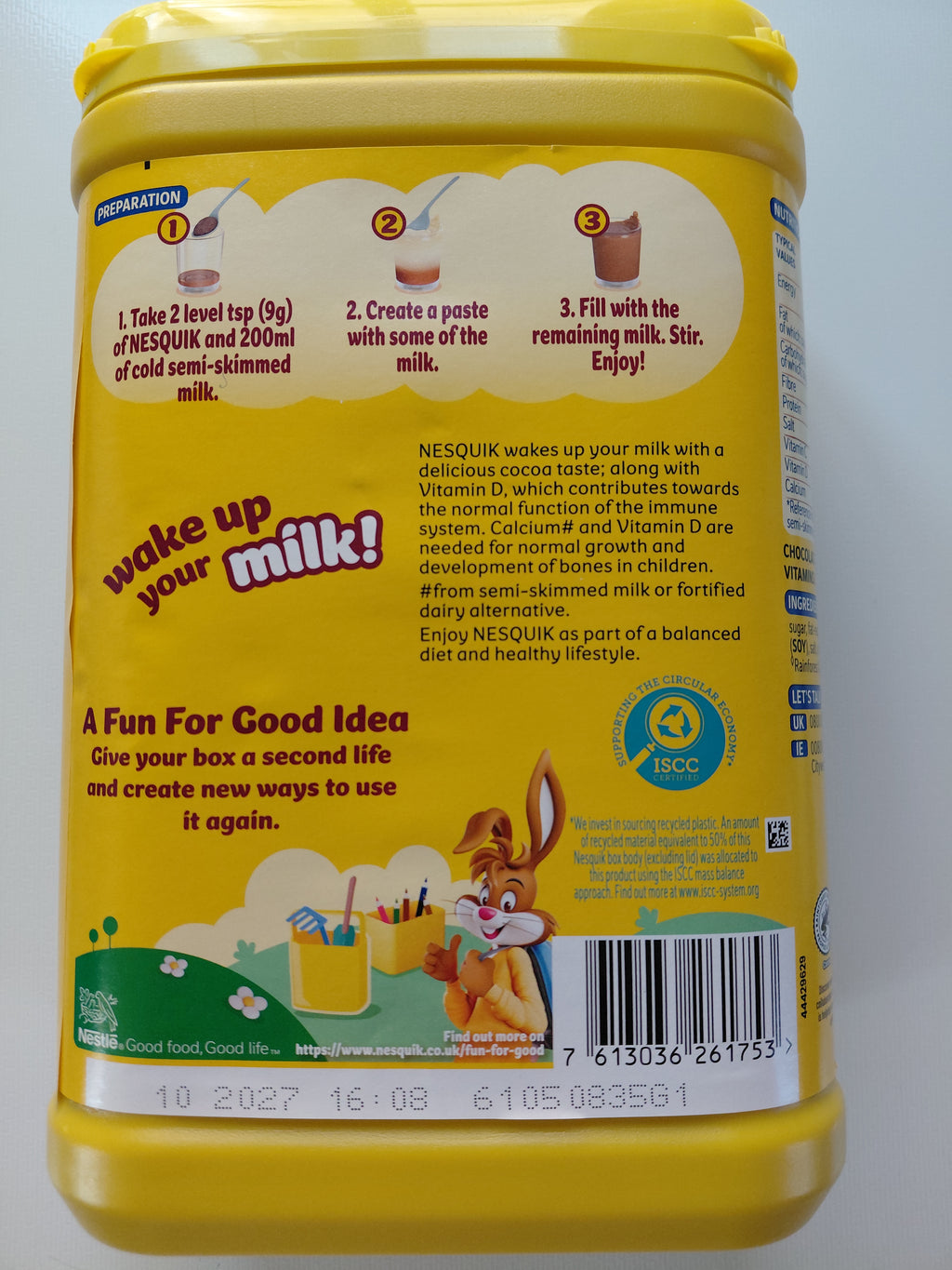 Nestlé Nesquik Chocolate Flavour Powder 1kg Бренд: Nestlé Nesquik