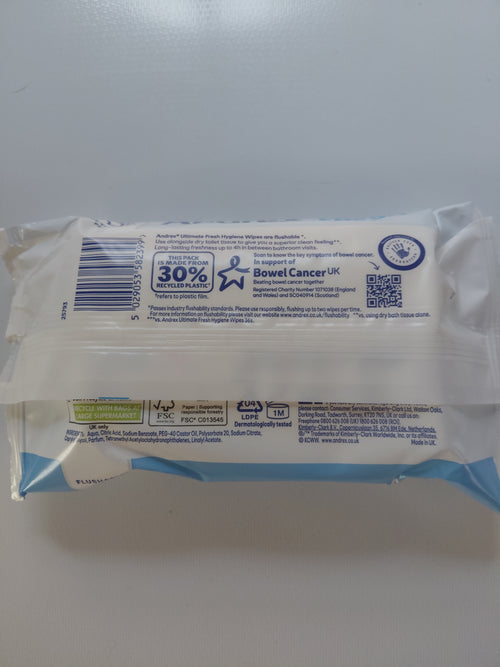 Andrex Ultimate Fresh Hygiene Wipes 56 Pack