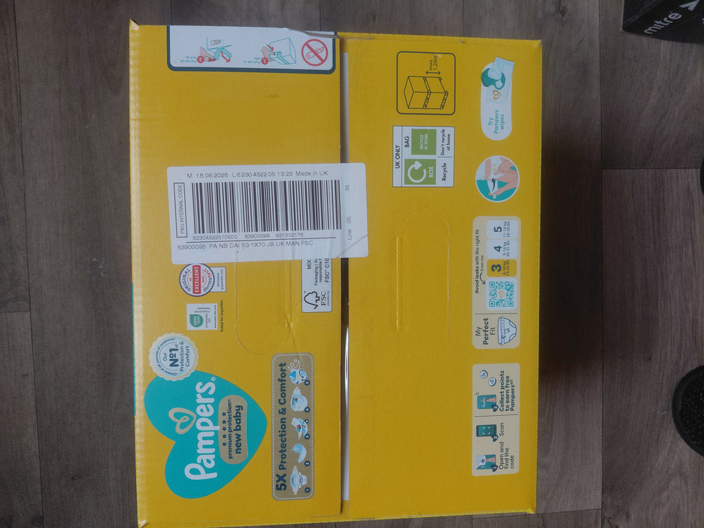 Pampers Premium Protection New Baby Size 3 – 70 Pack