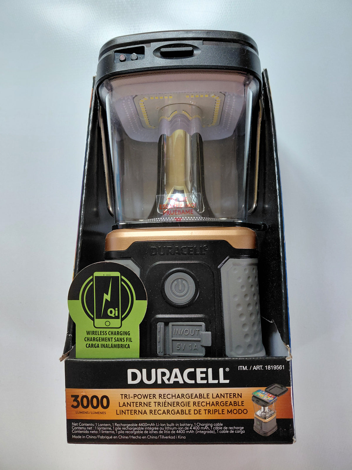 Duracell 3000 Lumen Tri-Power Rechargeable Lantern