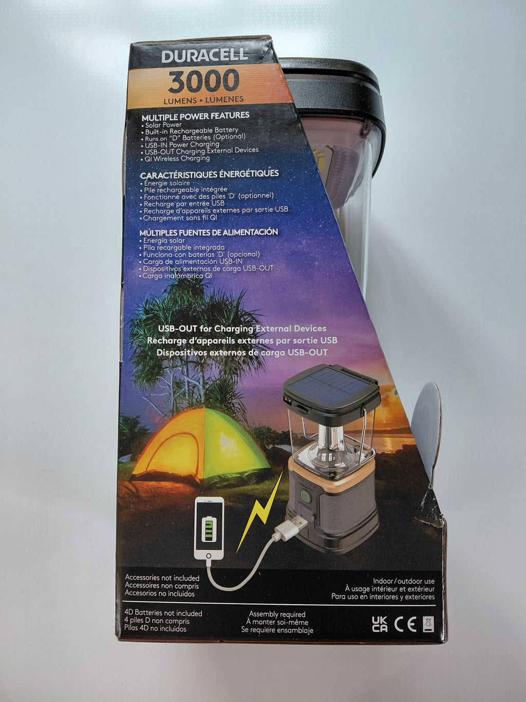 Duracell 3000 Lumen Tri-Power Rechargeable Lantern