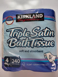 Kirkland Signature Triple Satin Bath Tissue – 4 Rolls