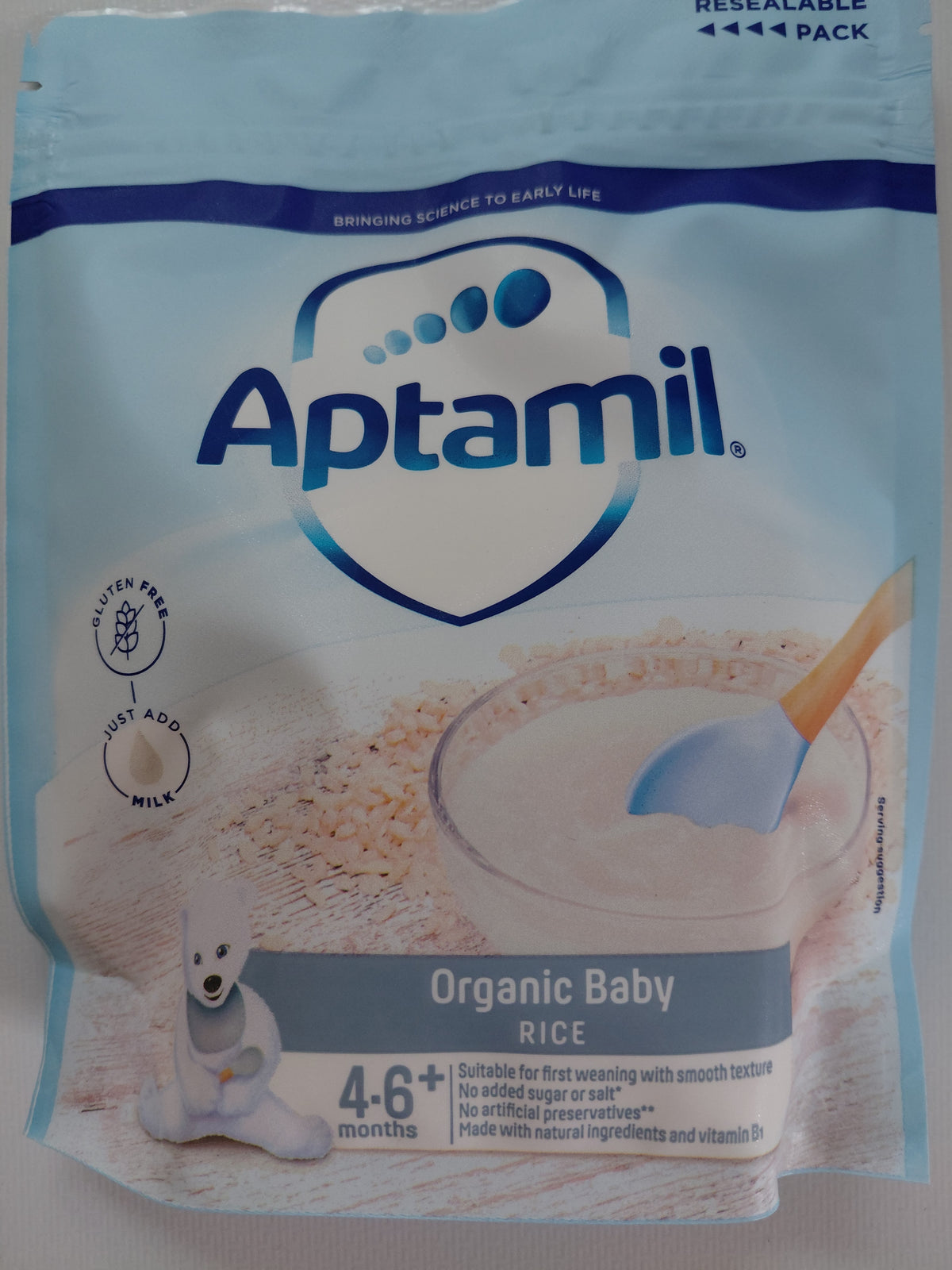 Aptamil Organic Baby Rice – 4–6+ Months