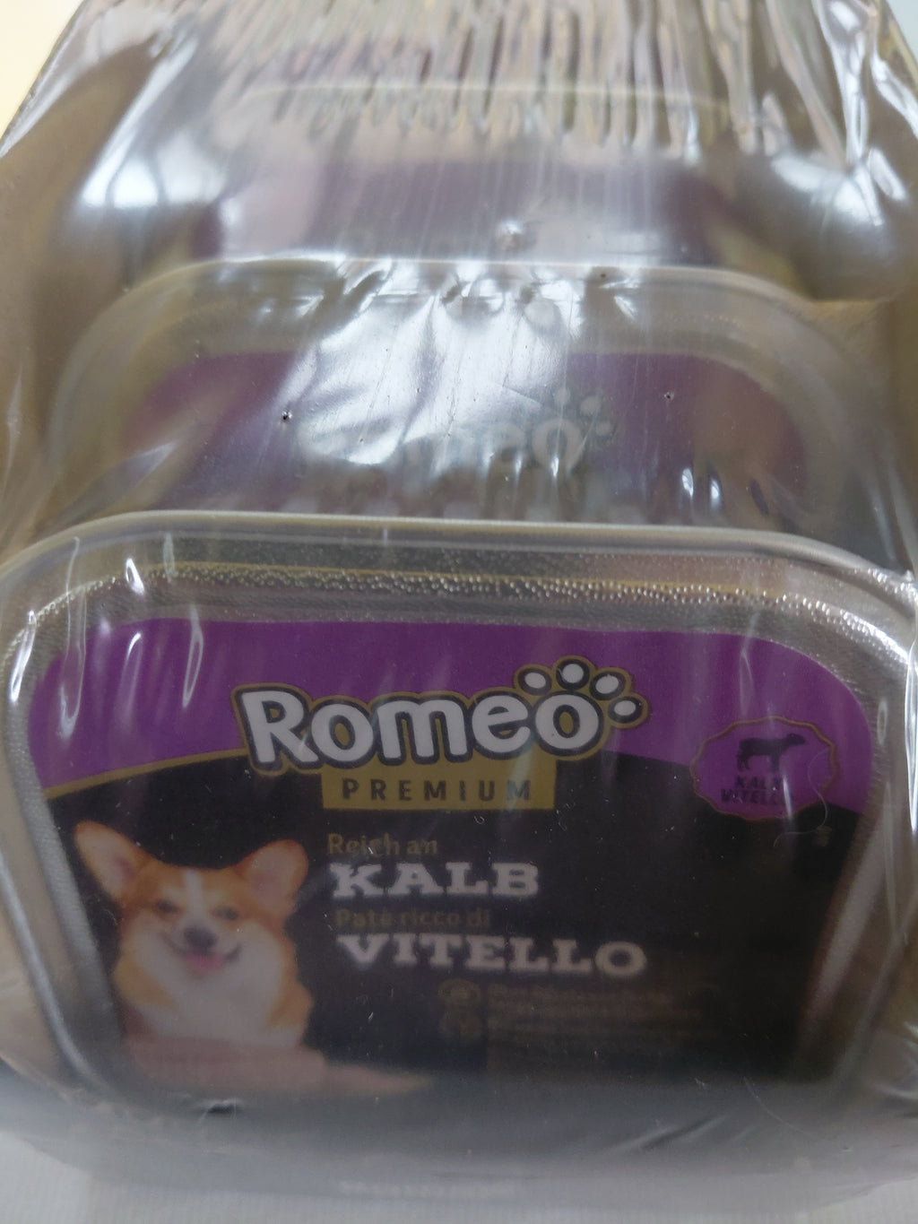 Romeo Premium Veal Pâté Wet Dog Food Multipack