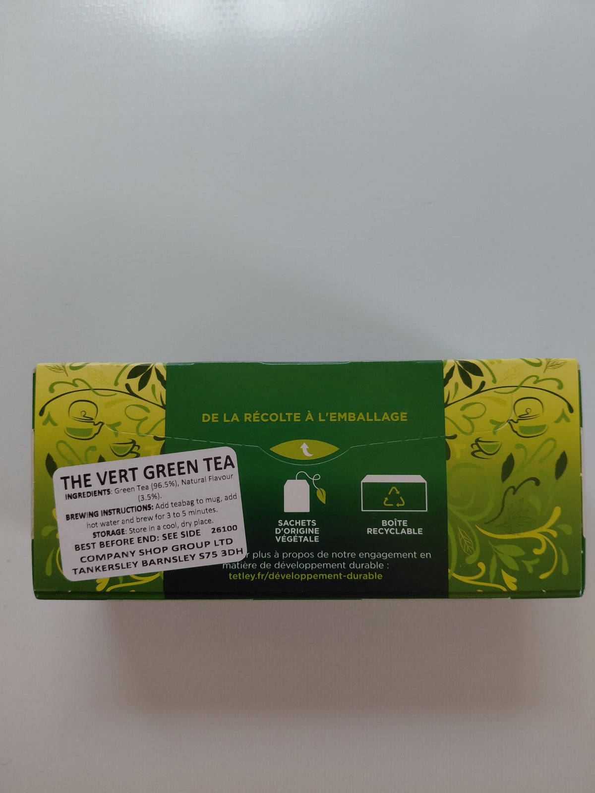 Tetley Classic Green Tea – 25 Tea Bags