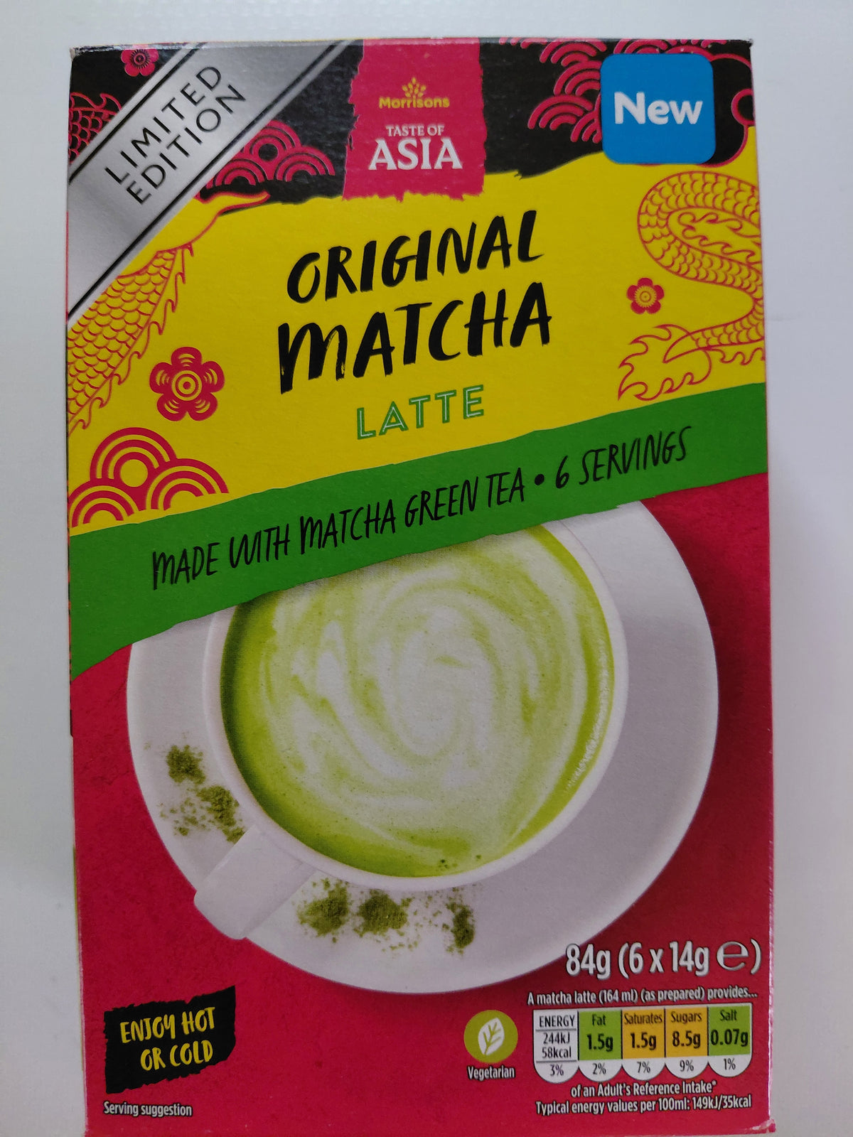Morrisons Taste of Asia Original Matcha Latte – 84g
