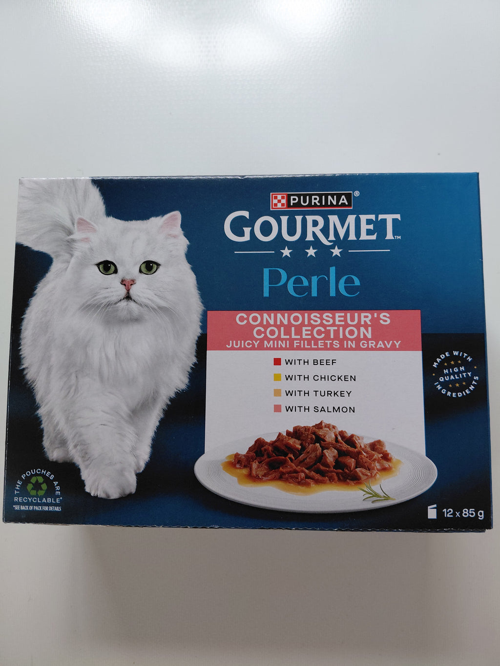 Gourmet Wet Cat Food – 12 Pouches Box
