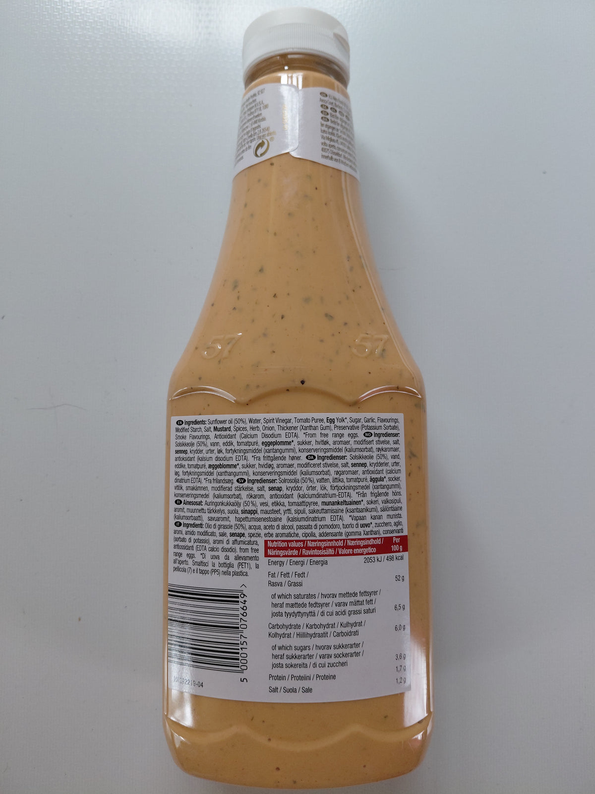 Heinz Smokey Baconnaise Sauce 875ml
