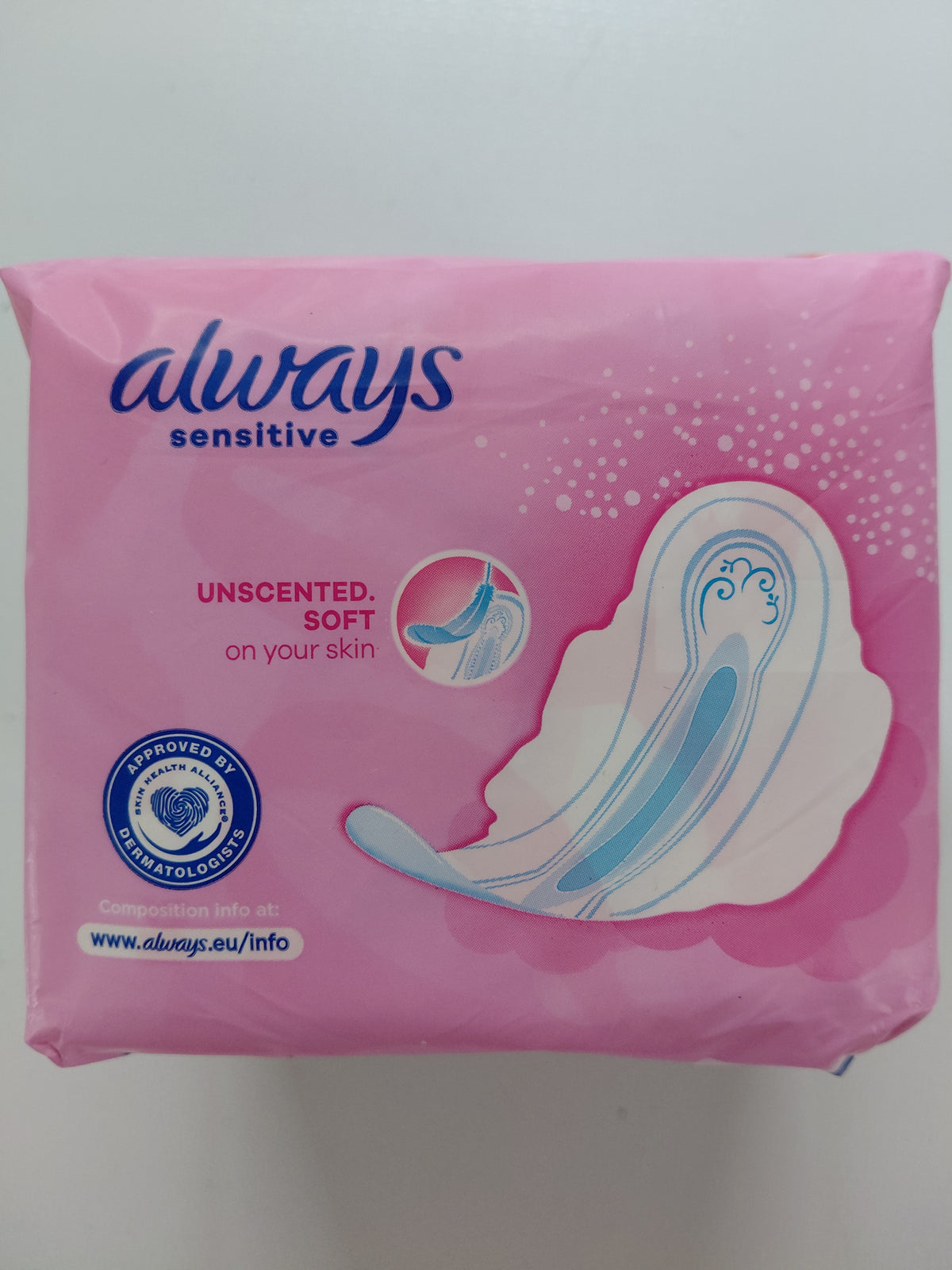 Always Sensitive Unscented Sanitary Pads