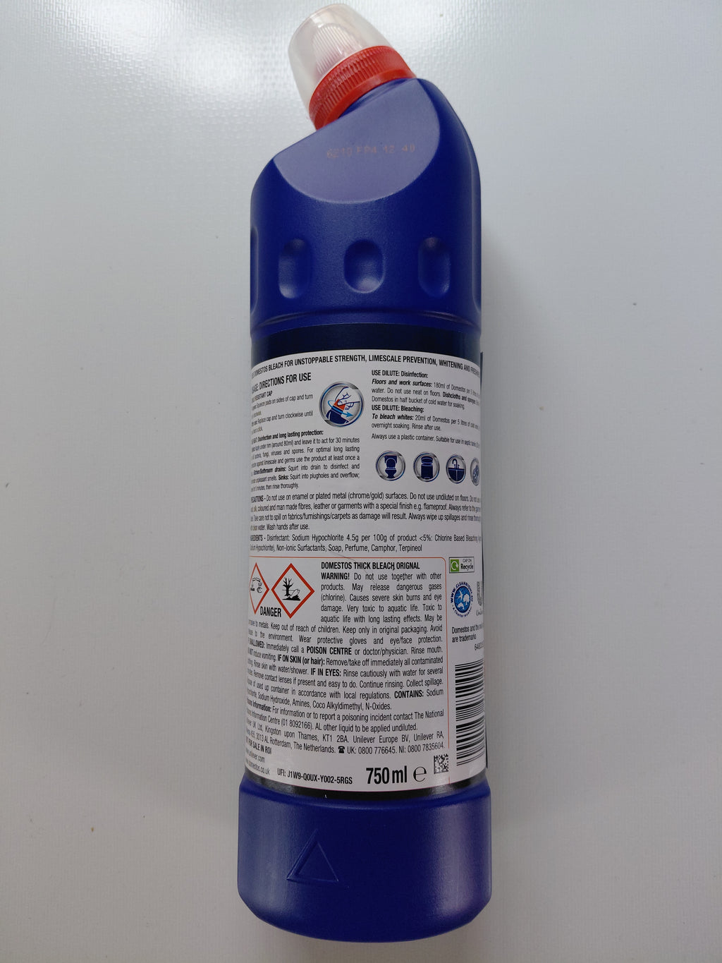 Domestos blue Toilet Cleaner 750ml