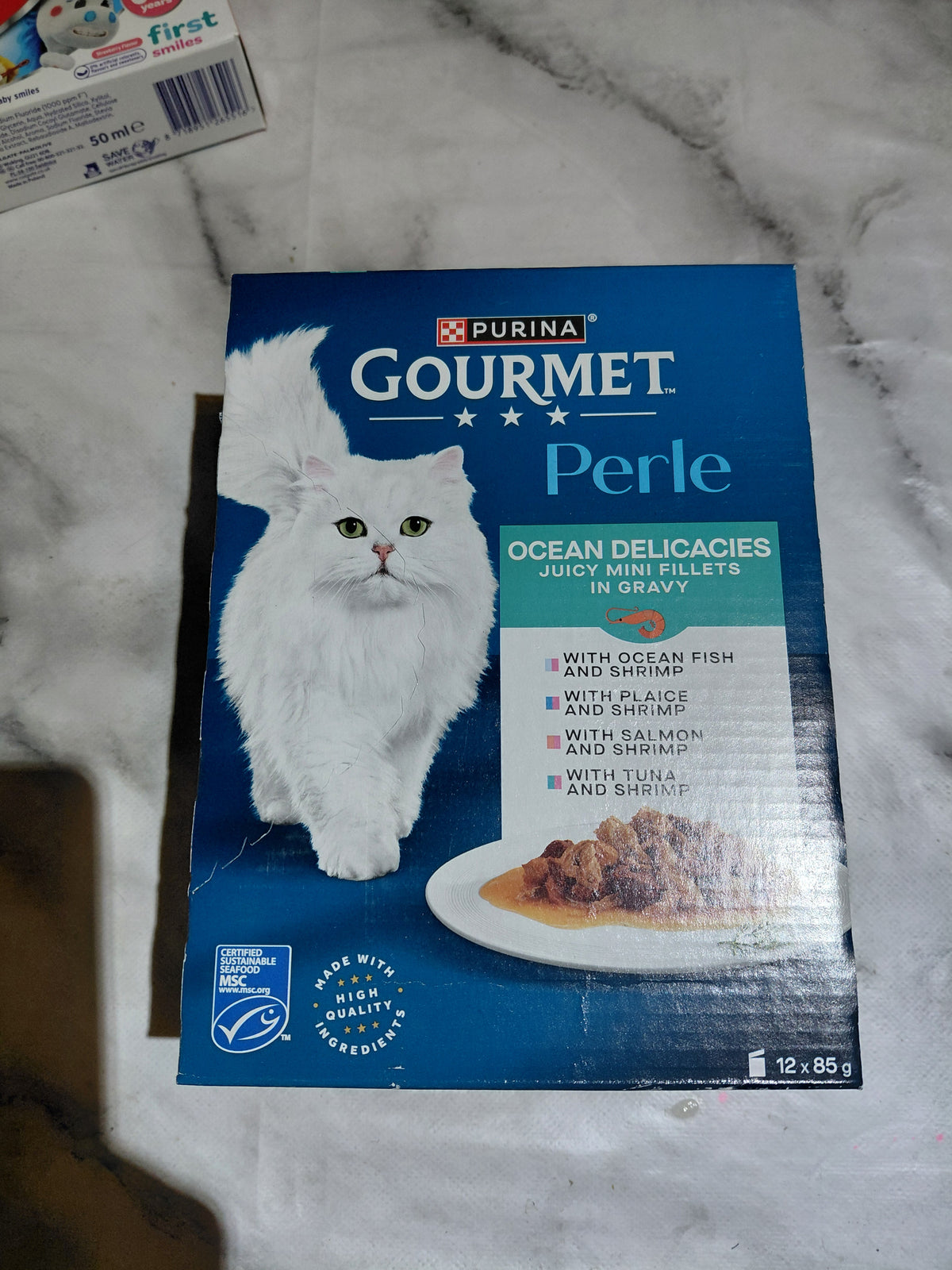 Purina Gourmet Perle Ocean Delicacies Juicy Mini Fillets in Gravy