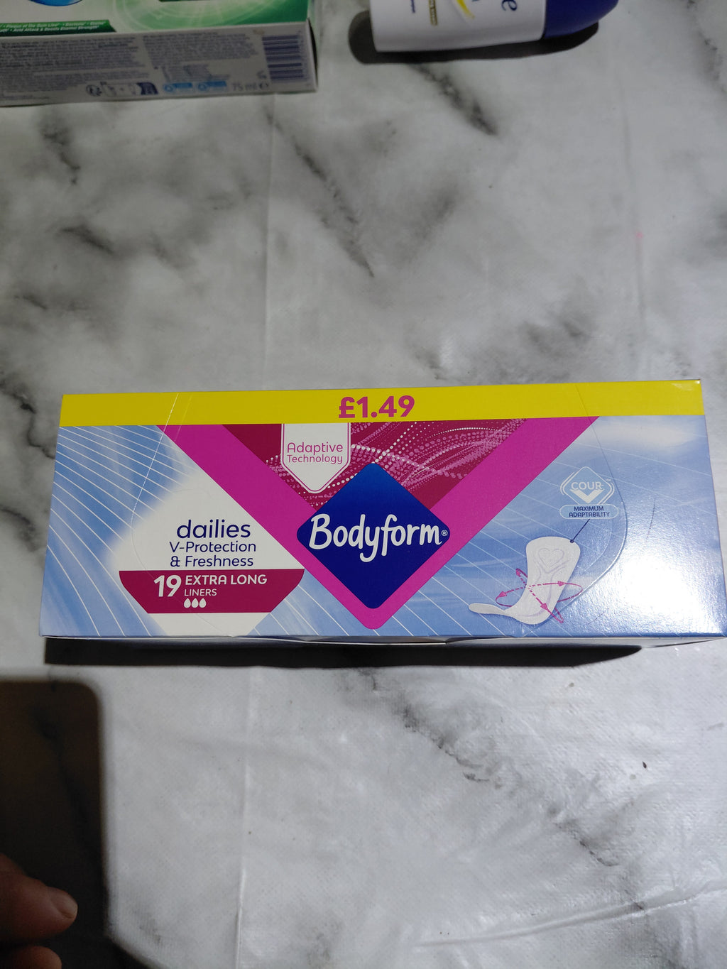 Bodyform Dailies V-Protection & Freshness Extra Long Liners (19 Pack)