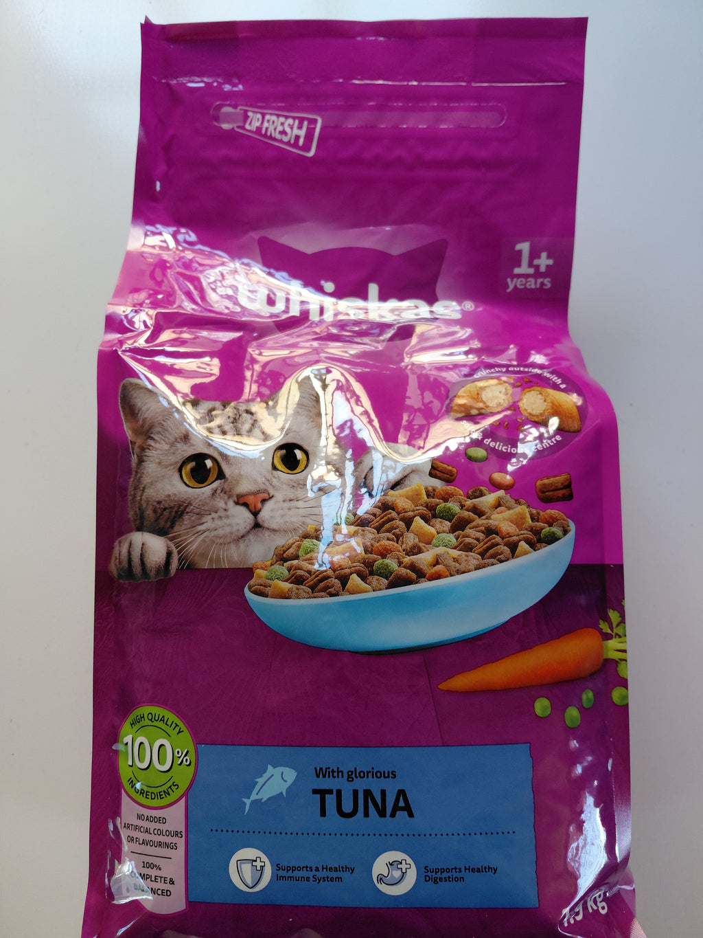 WHISKAS 1+ Chicken Complete Dry Cat Food – 800g
