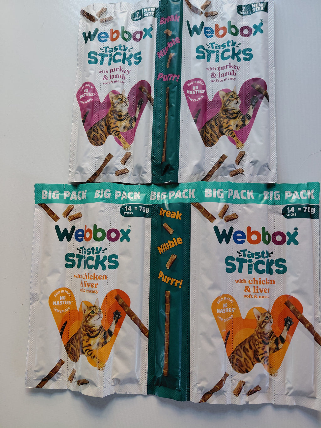 Webbox Tasty Sticks with Turkey & Lamb – 7 Sticks (35g)