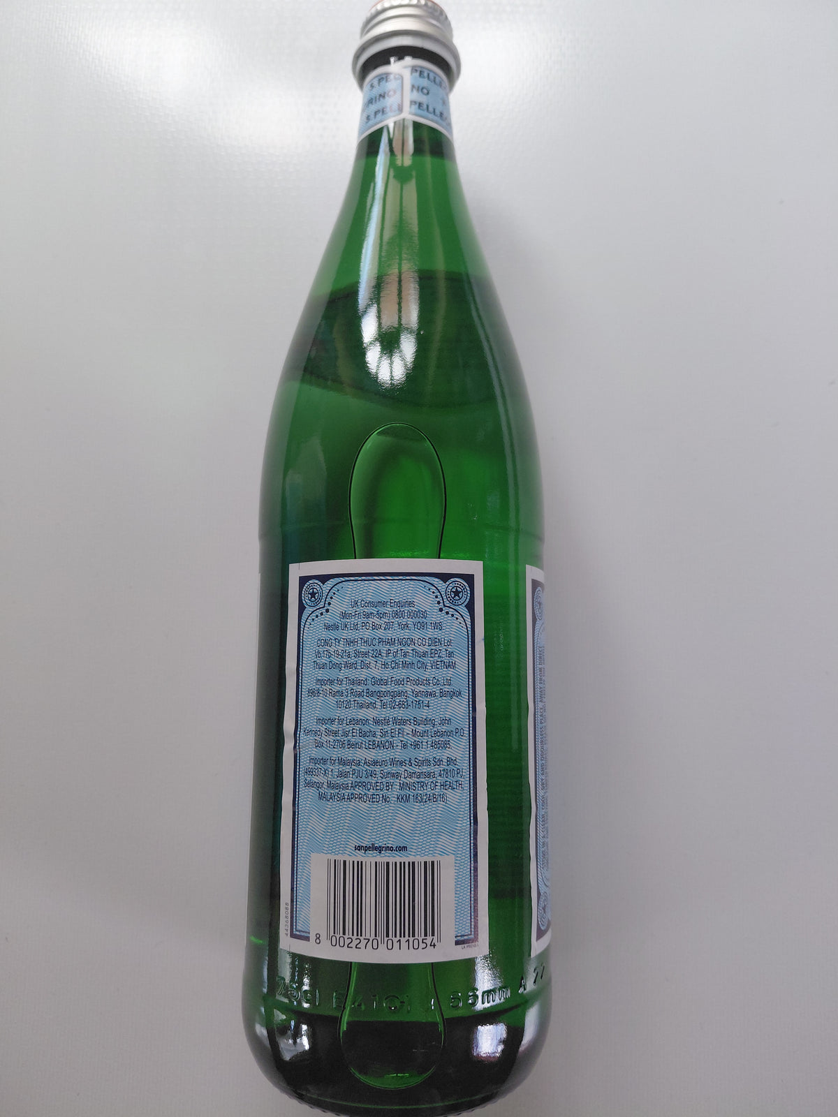 San Pellegrino Sparkling Natural Mineral Water 750ml
